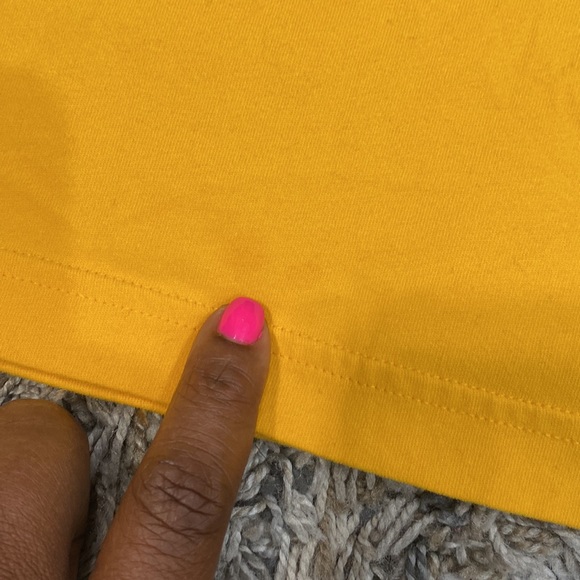 The Nike tee LSU women’s crewneck, short sleeve crop top T-shirt, size large - Picture 6 of 9